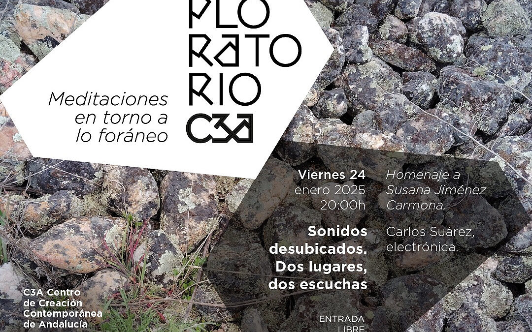 Exploratorio 2024 – 2025. Sonidos desubicados. Dos lugares, dos escuchas. Homenaje a Susana Jiménez Carmona